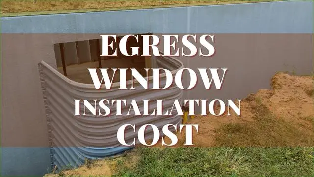 Egress Window Installation Cost