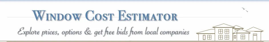 Window Replacement Cost Estimator Header